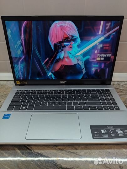Игровой Новый Acer core i3-1215U-8 ядер/SSD256/IPS