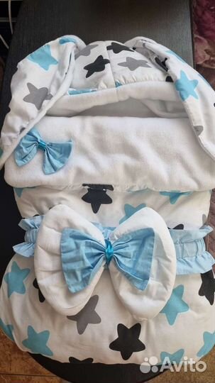 Детский конверт на выписку