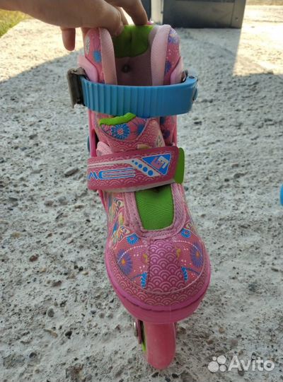 Роликовые коньки детские раздвижные