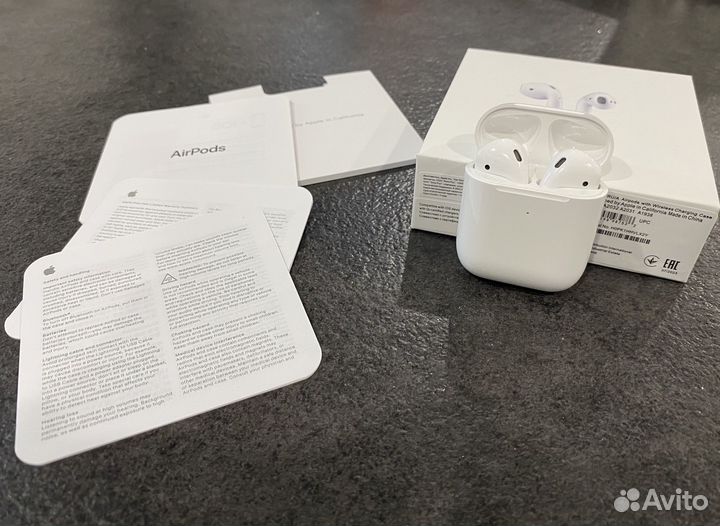 Беспроводные наушники apple airpods 2