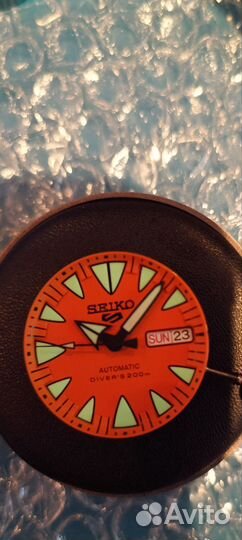 Часы Seiko Monster Orange Diver Mod.(Зубастик)