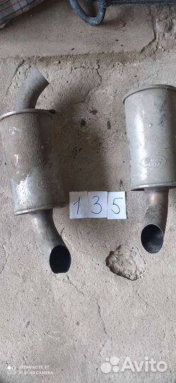 135 Ленд Ровер Дискавери 3 задняя банка глушителя