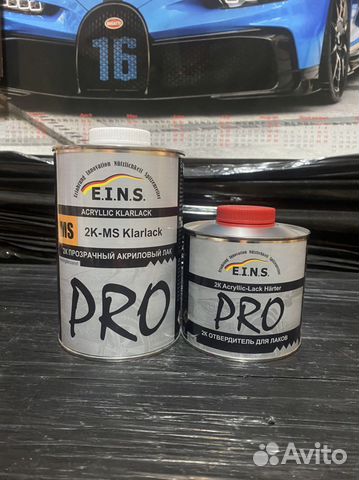 Лак eins MS PRO акриловый 1+0,5л. отв