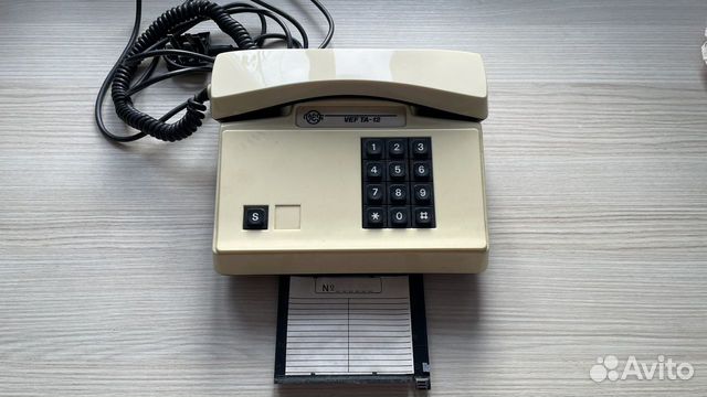 Телефон стационарный VEF TA-12 объявление продам