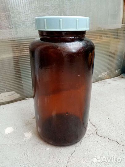 Банка СССР темное стекло 2 л