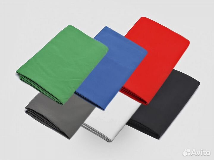 Фон Хромакей 3*2м для студийной съемки (6 цветов)