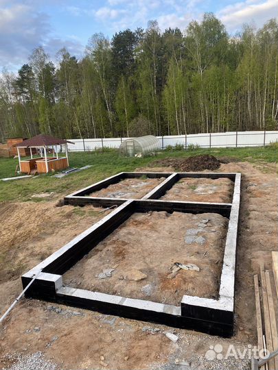 Устройство фундаментов ж/б монолитные работы