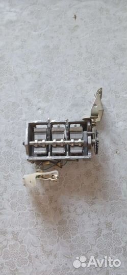 Конденсатор переменной ёмкости кпе трёхсекционный