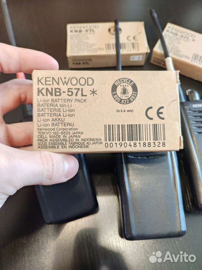 Рации kenwood NX 320 + новые аккумуляторы knb57-L
