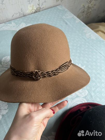 Шляпа фетровая женская