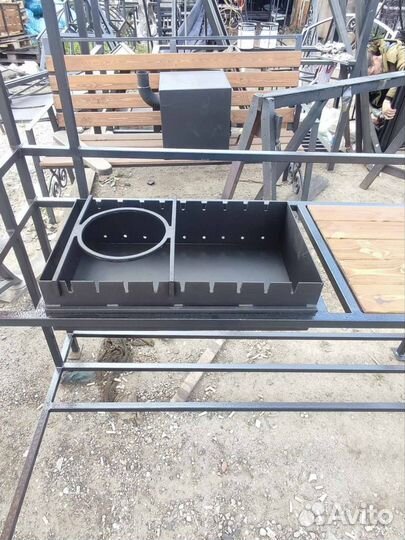 Мангал под крышей