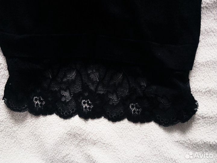 Трикотажное платье c кружевом Love Republik