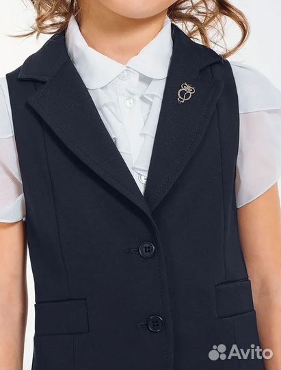 Школьная форма для девочки 128 синяя