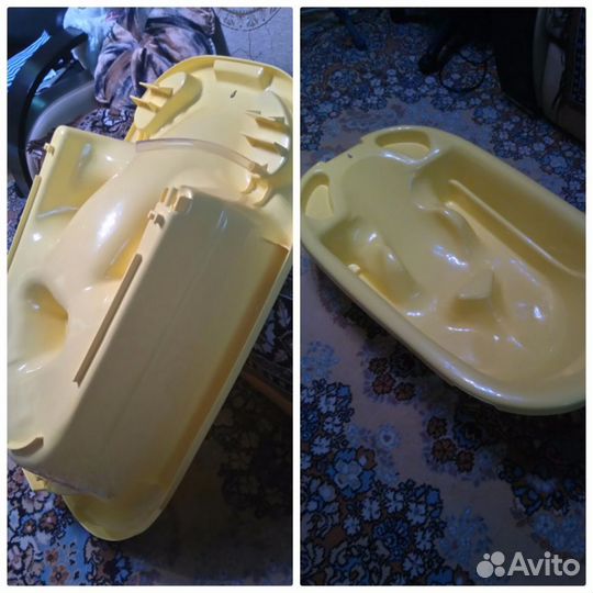 Ванночка с встроенной горкой