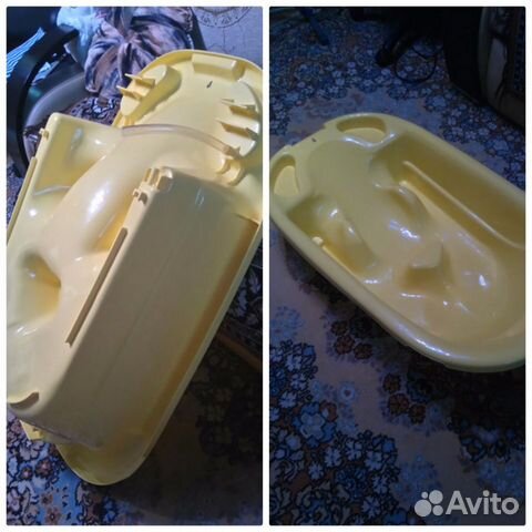 Ванночка с встроенной горкой