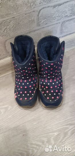 Дутики для девочки 23 размер