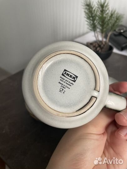 Кружка и две тарелки икеа