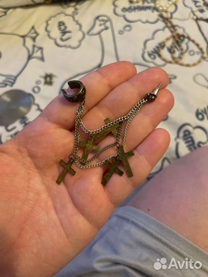 Серьги бижутерия