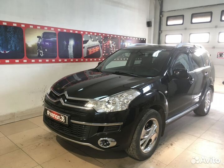 Citroen C4 полировка фар с разбором