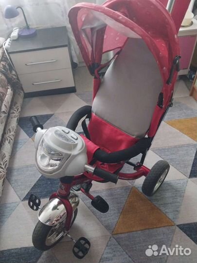 Детский велосипед с ручкой бу