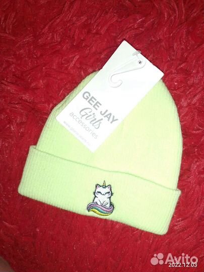 Шапка детская для девочки новая