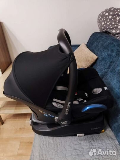 Автолюлька maxi cosi cabriofix с базой