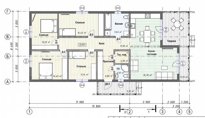 Коттедж 159 м² на участке 8,5 сот.