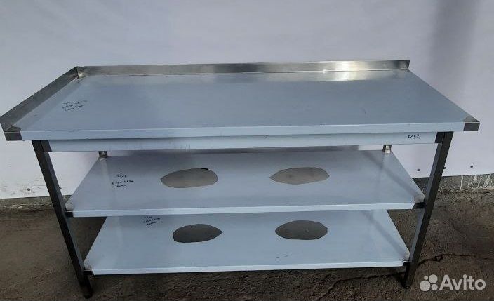 Стол производственный с мойкой из нержавеющей стал