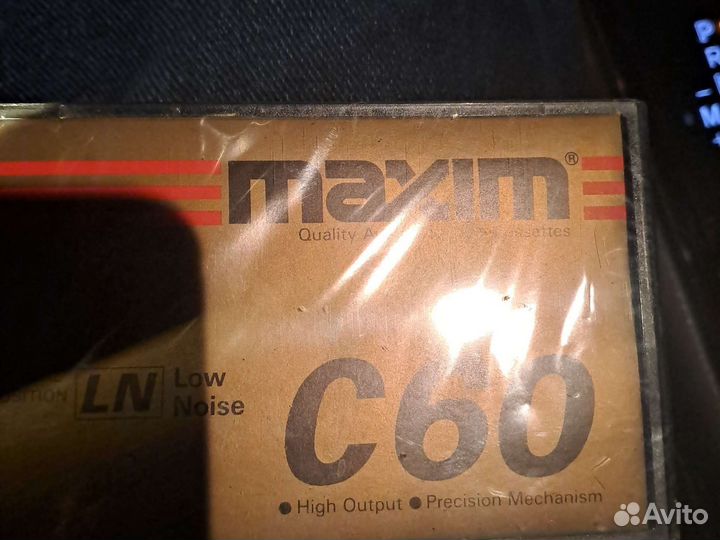 Аудиокассеты maxim c 60