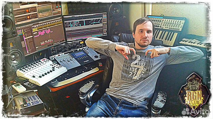 Студия звукозаписи первый час в подарок +