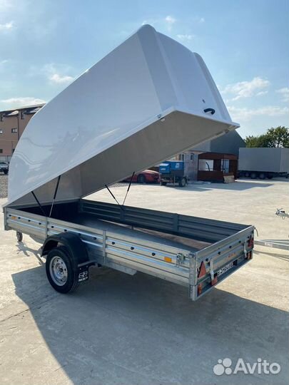 Прицеп мзса 817703.012 с пластиковой крышкой