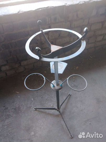 Аквариум круглый на 20 литров с подставкой