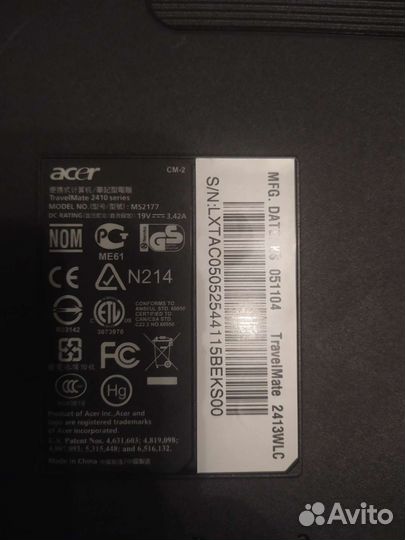 Acer travelmate 2410