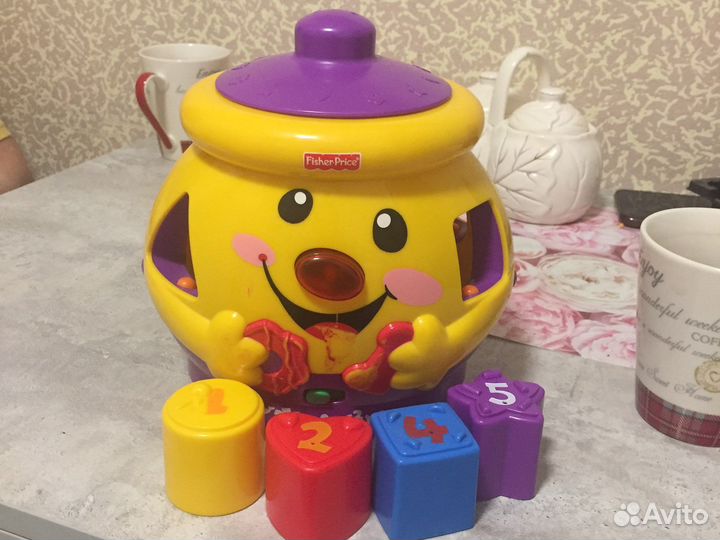 Музыкальный горшок сортер Fisher Price