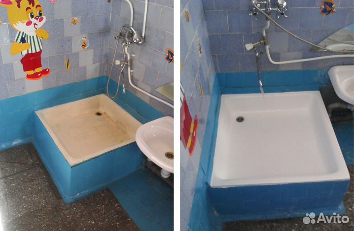 Реставрация ванн, наливной акрилл