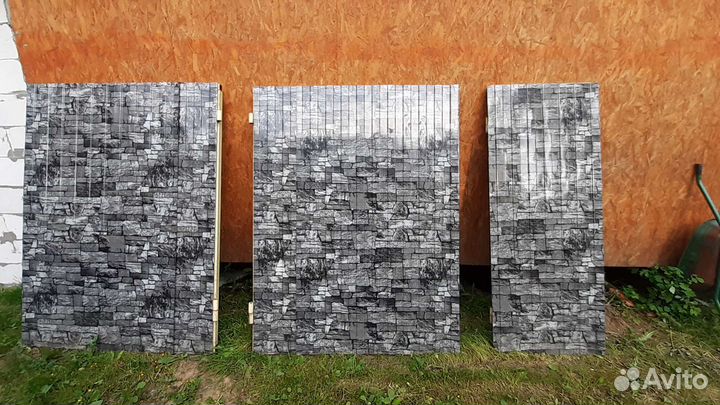 Ворота с калиткой распашные бу