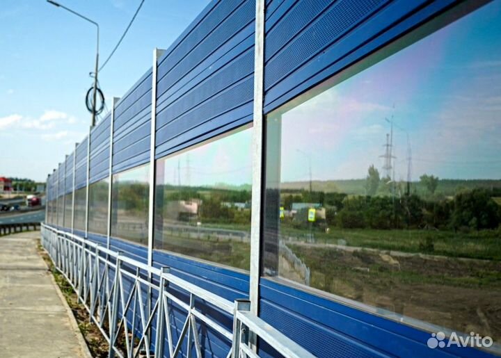 Шумозащитные экраны, заборы быстрого монтажа