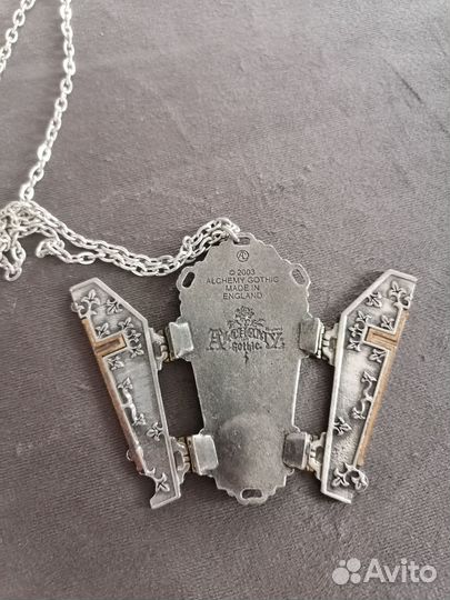 Колье, подвеска гроб, анх, кулон светящийся