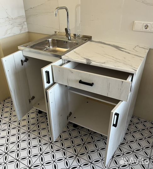 Кухонная тумба с раковиной бу