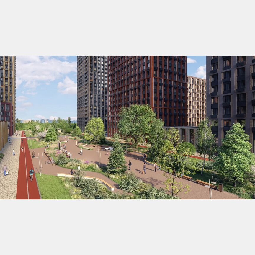 2-к. квартира, 39,2 м², 21/30 эт.