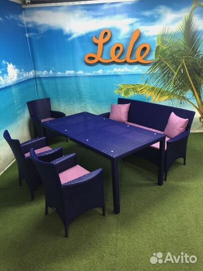 Комплект мебели из искусственного ротанга
