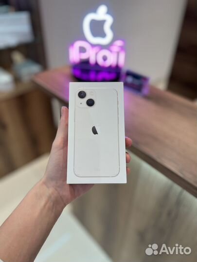 Новый iPhone 13 256Gb Starlight Айфон белый