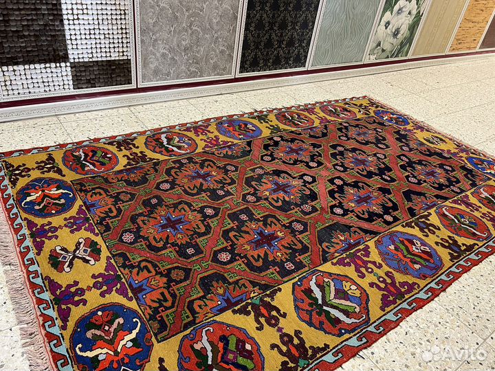 Ковер-сумах. Безворсовый. Ручная работа. Шерсть