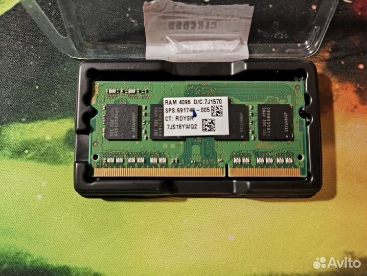 Оперативная память Samsung ddr3l 4gb 1600mhz