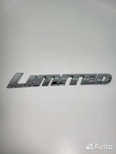 Шильдик надпись Limited хром