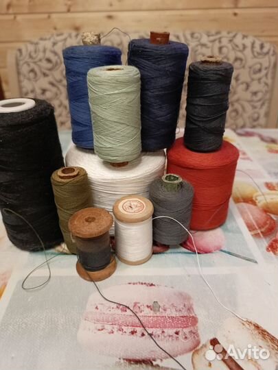 Нитки швейные бу