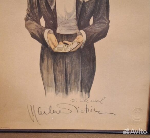 Графика Марлен Дитрих