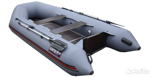 Лодка Хантер 320 Лк серая