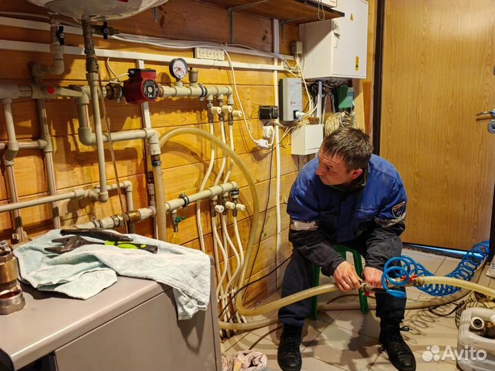 Промывка систем отопления