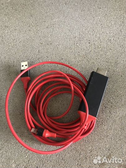 Кабель lightning to hdmi